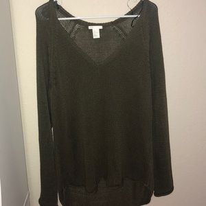 Olive green sweater